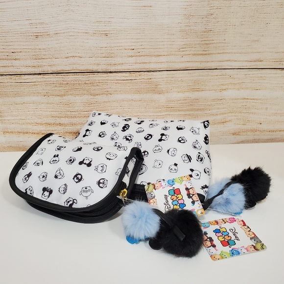 NWT Disney TSUM TSUM Cosmetic Zipper Bag 2 Piece Set - Picture 6 of 9
